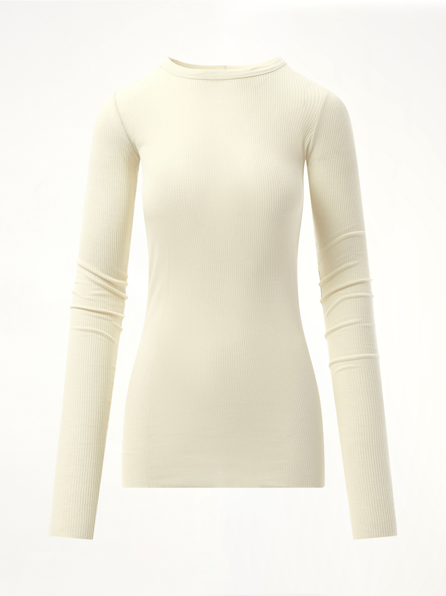 Rib Long Sleeve T-Shirt in Dinge