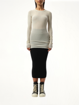 Rib Long Sleeve T-Shirt in Dinge