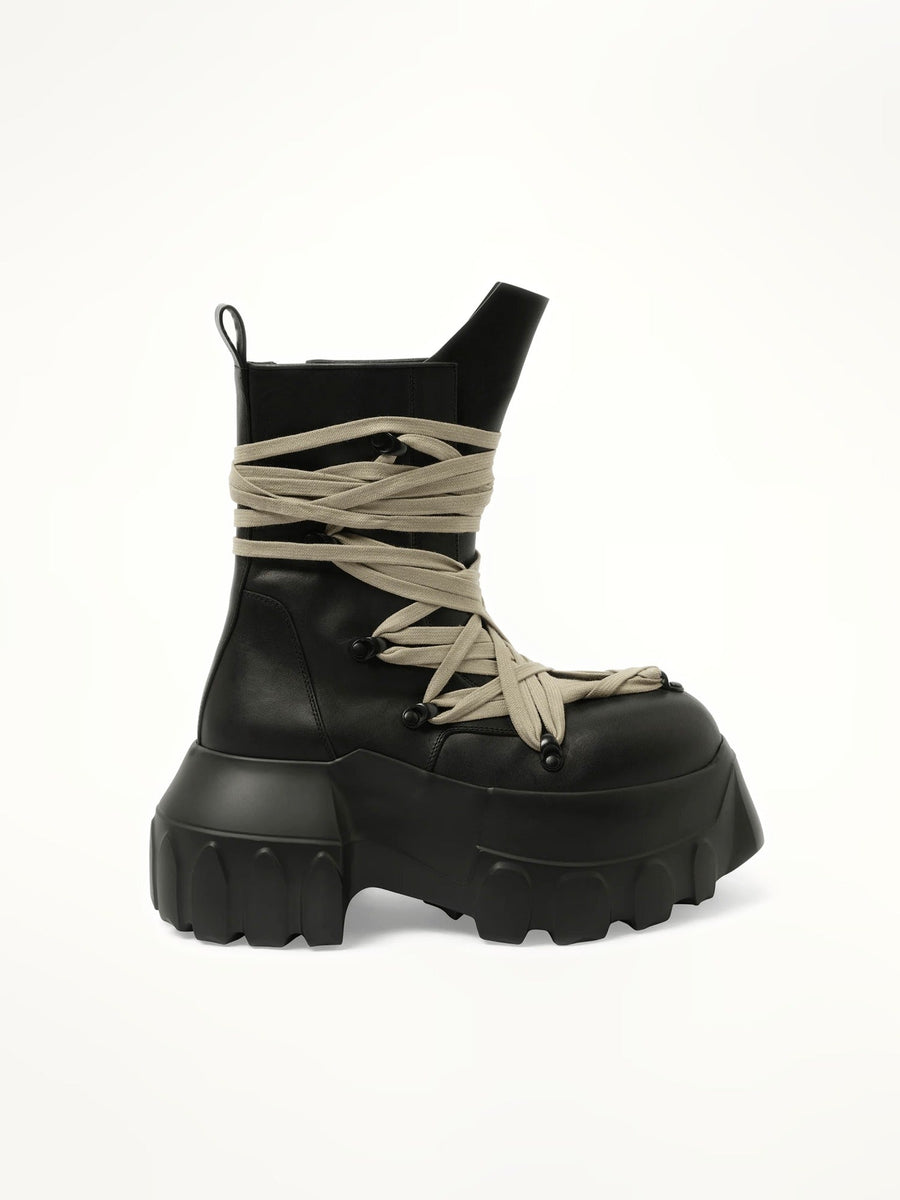 Megalaced Mega Tractor in Black Side View | RICK OWENS