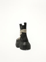 Megalaced Mega Tractor in Black Back View | RICK OWENS
