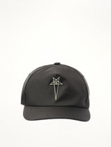 Rick Owens Drkshdw Champion x Drkshdw Baseball Cap in Black