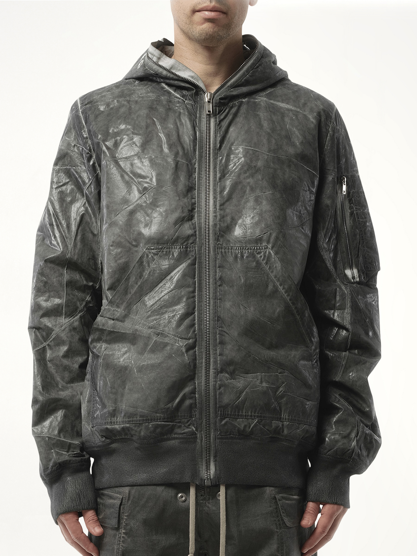 Gimp Flight Bomber Jacket in Dark Dust