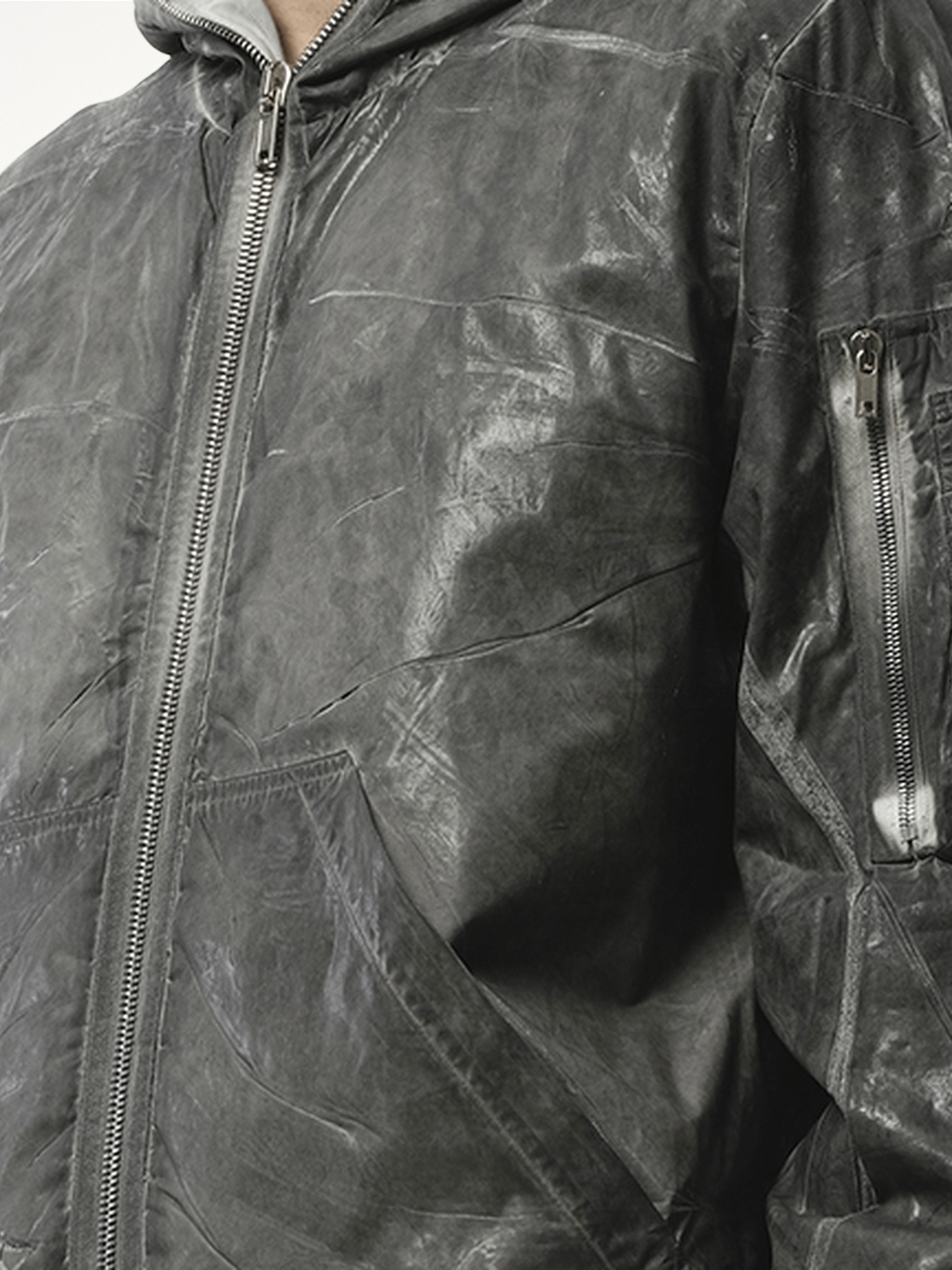Gimp Flight Bomber Jacket in Dark Dust