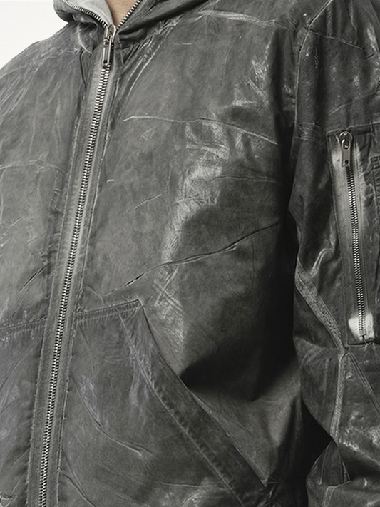 Gimp Flight Bomber Jacket in Dark Dust