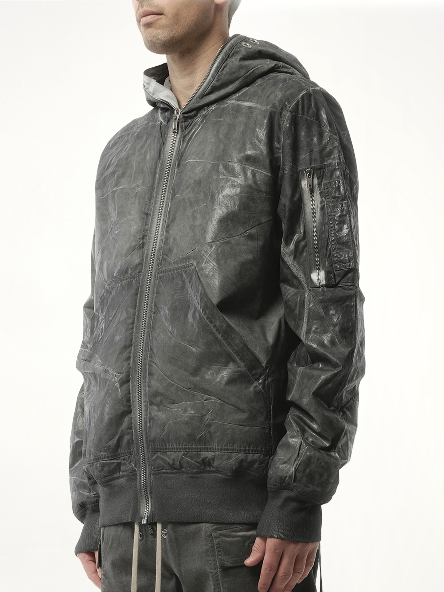 Gimp Flight Bomber Jacket in Dark Dust