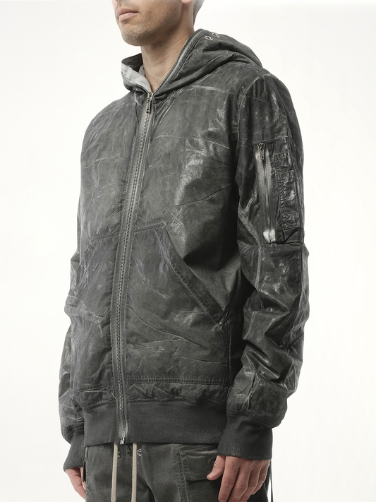 Gimp Flight Bomber Jacket in Dark Dust