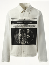 Snapfront Jacket in Milk/Black/Milk