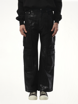Double Cargo Jeans in Black
