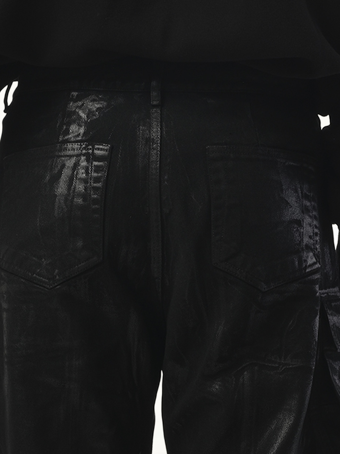Double Cargo Jeans in Black