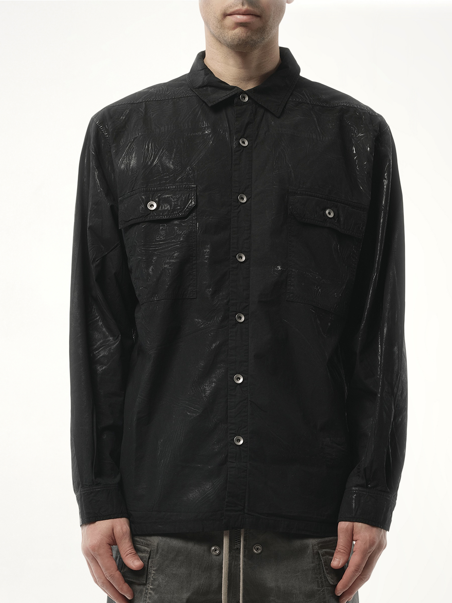 Denim Jumbo Outershirt in Black