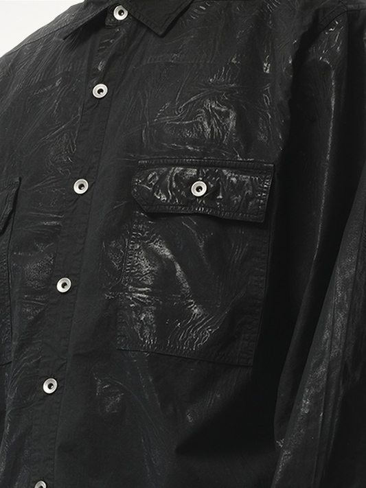 Denim Jumbo Outershirt in Black