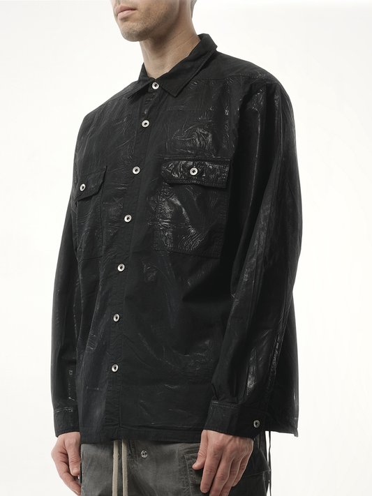 Denim Jumbo Outershirt in Black