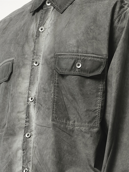 Denim Jumbo Outershirt in Dark Dust