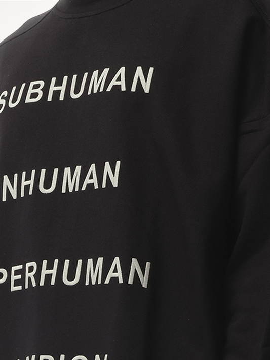 Champion x DRKSHDW Jumbo Sweatshirt in Black