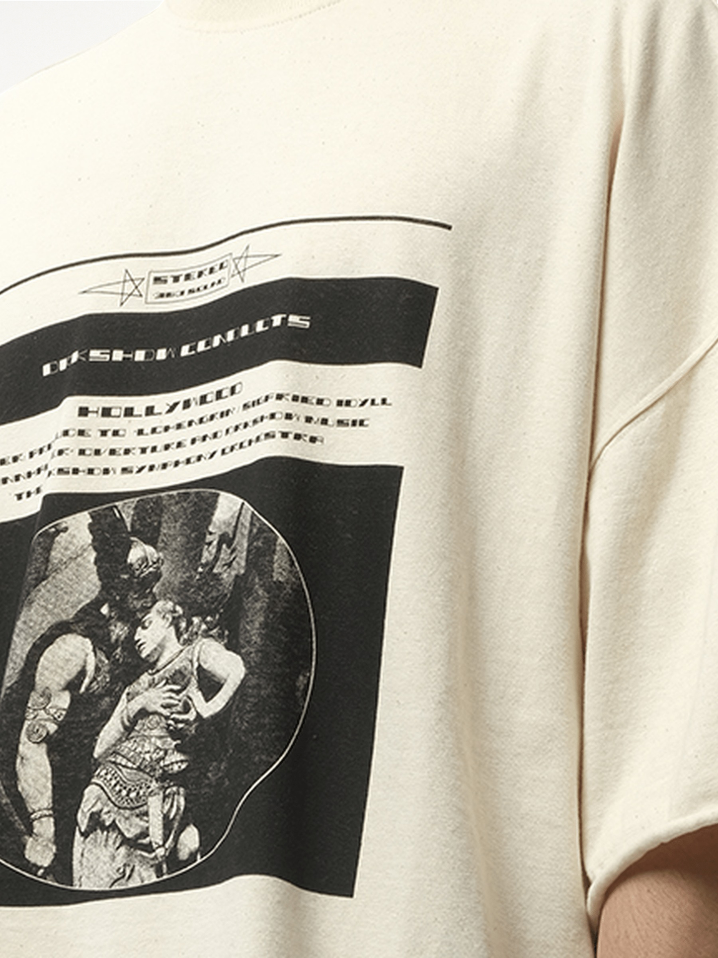 Opera Print Tommy T in Natural/Pearl