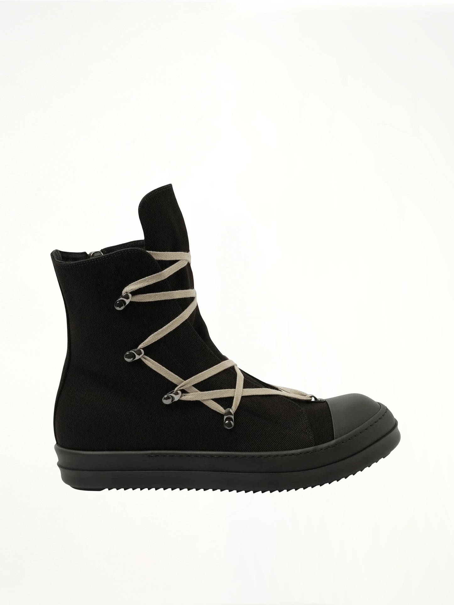 Hexa High Sneaks in Black/Pearl