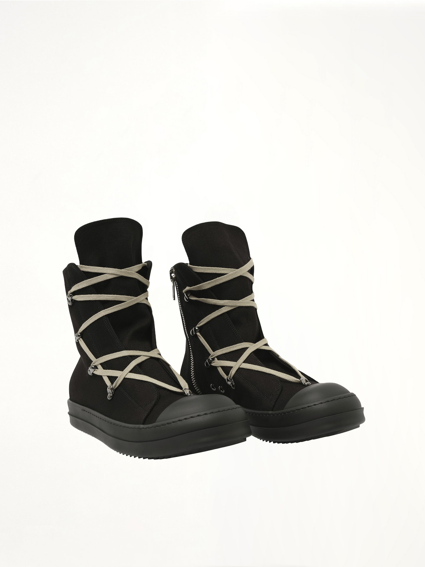 Hexa High Sneaks in Black/Pearl