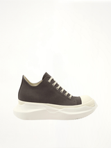 Abstract Low Sneaker in Dark Dust/Milk Side View | RICK OWENS DRKSHDW