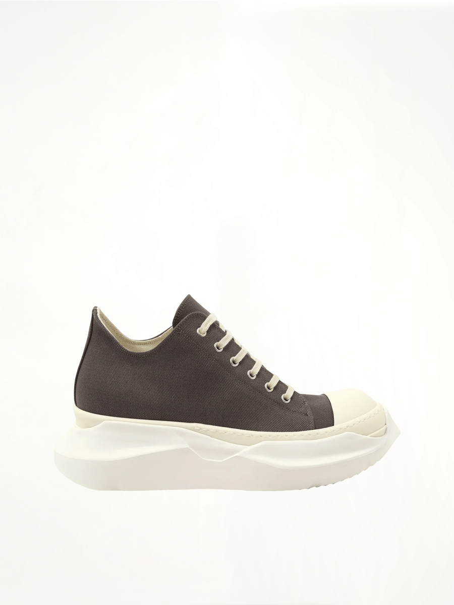 Abstract Low Sneaker in Dark Dust/Milk Side View | RICK OWENS DRKSHDW