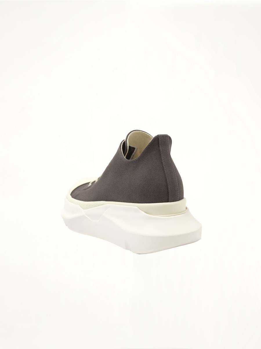 Abstract Low Sneaker in Dark Dust/Milk Back View | RICK OWENS DRKSHDW