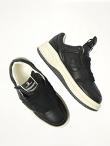 Converse X DRKSHDW TURBOWPN OX in Black Top View | RICK OWENS DRKSHDW
