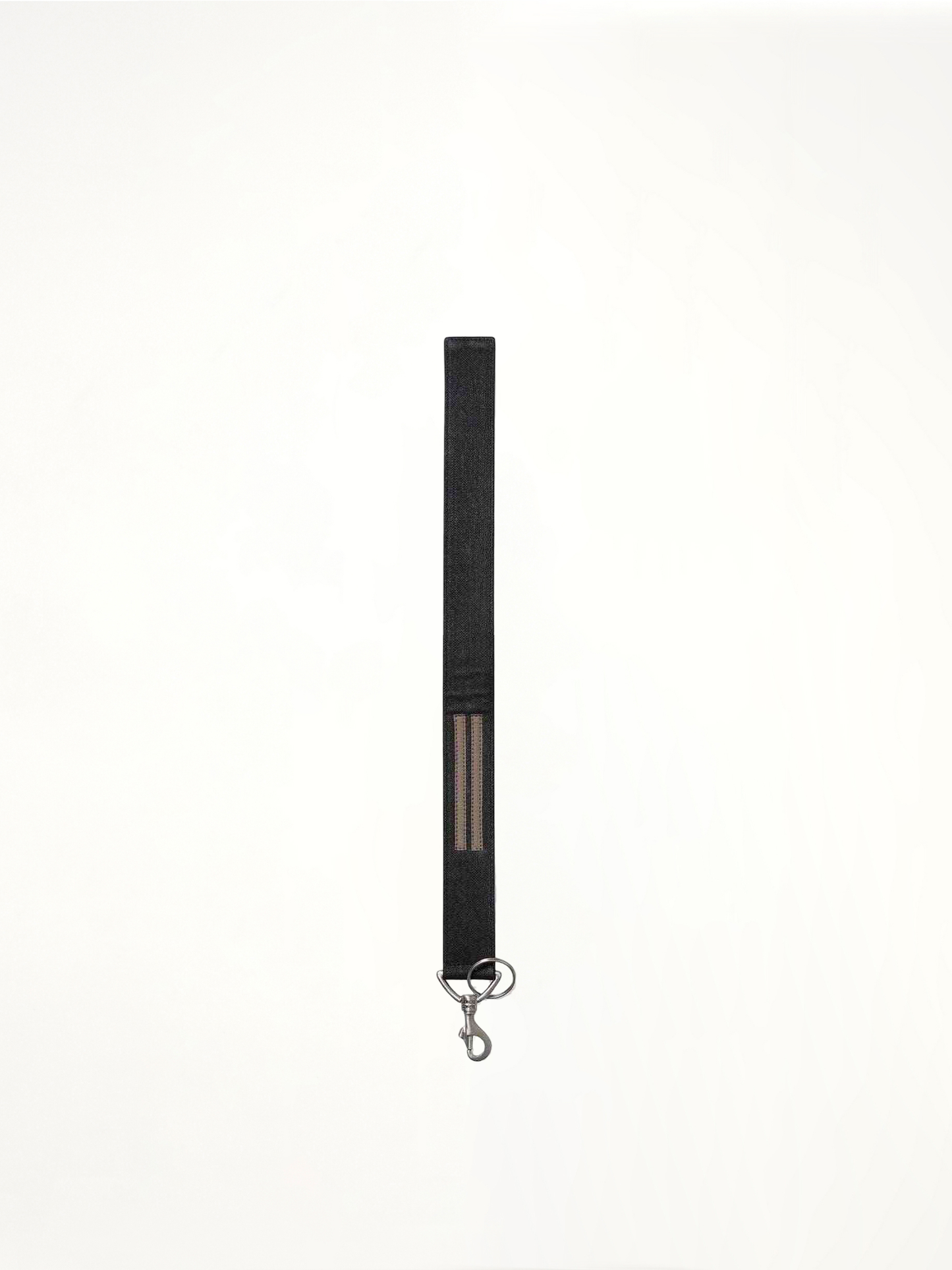 DRKSHDW Denim Keychain in Black Wax/Pearl