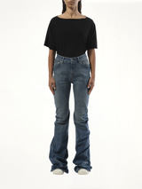 Bias Bootcut Jeans in Washed Indigo