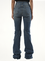 Bias Bootcut Jeans in Washed Indigo