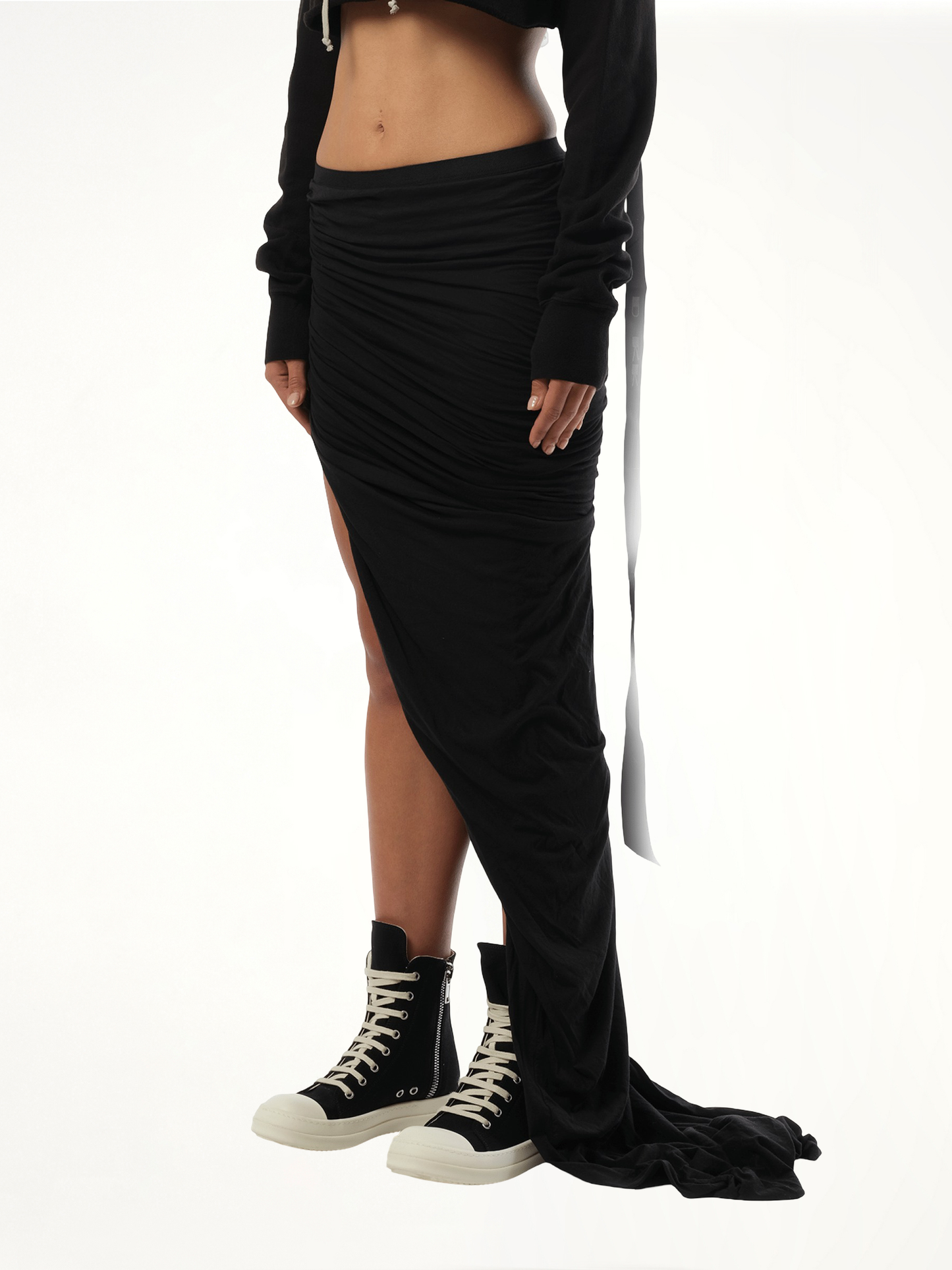 Edfu Long Skirt in Black