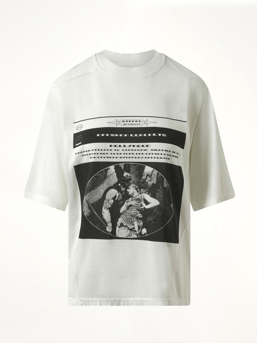 Opera Print Walrus T-Shirt in Milk/Black