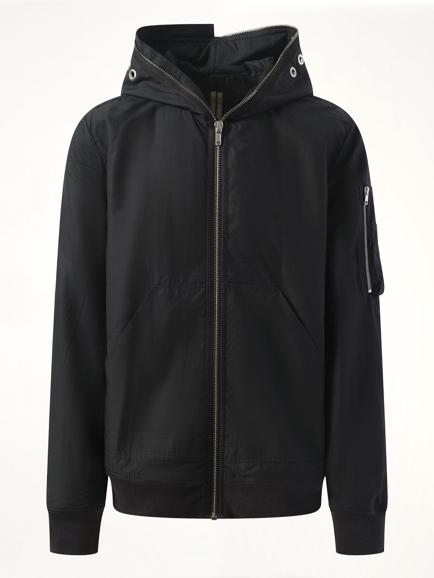 Gimp Flight Bomber Jacket in Black