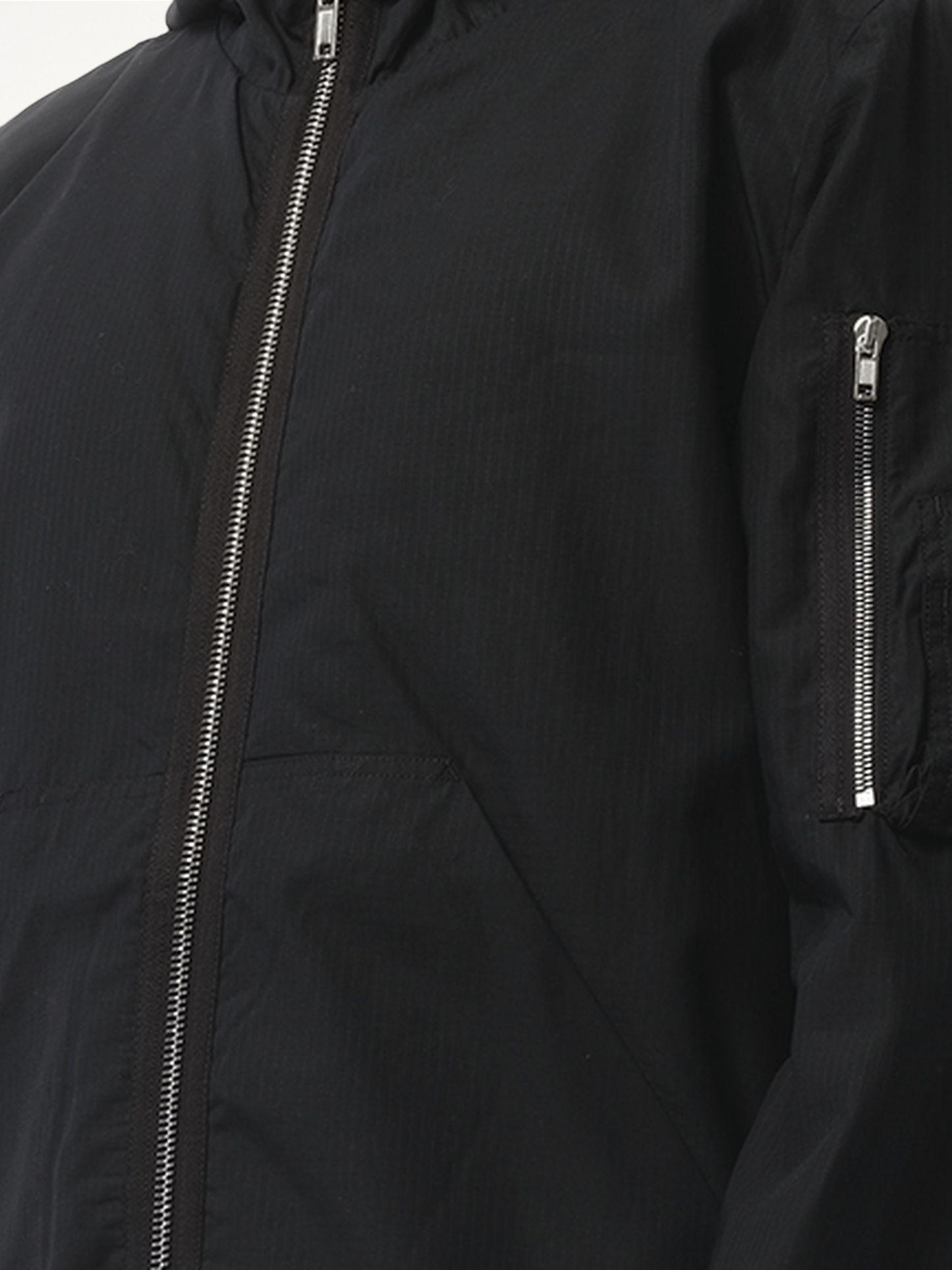 Gimp Flight Bomber Jacket in Black