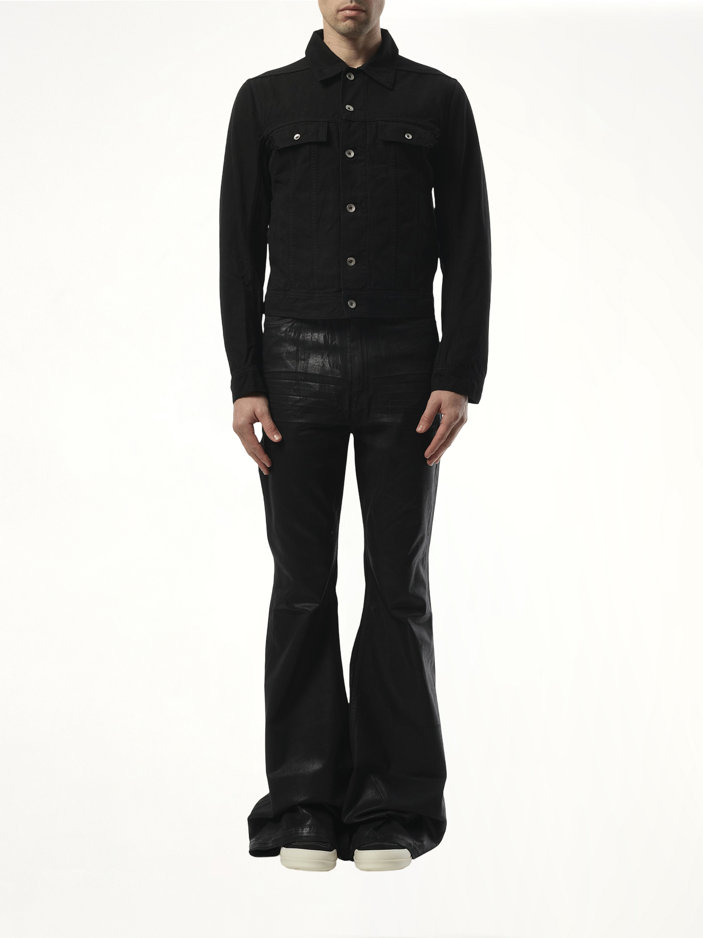 Trucker Jacket in Black