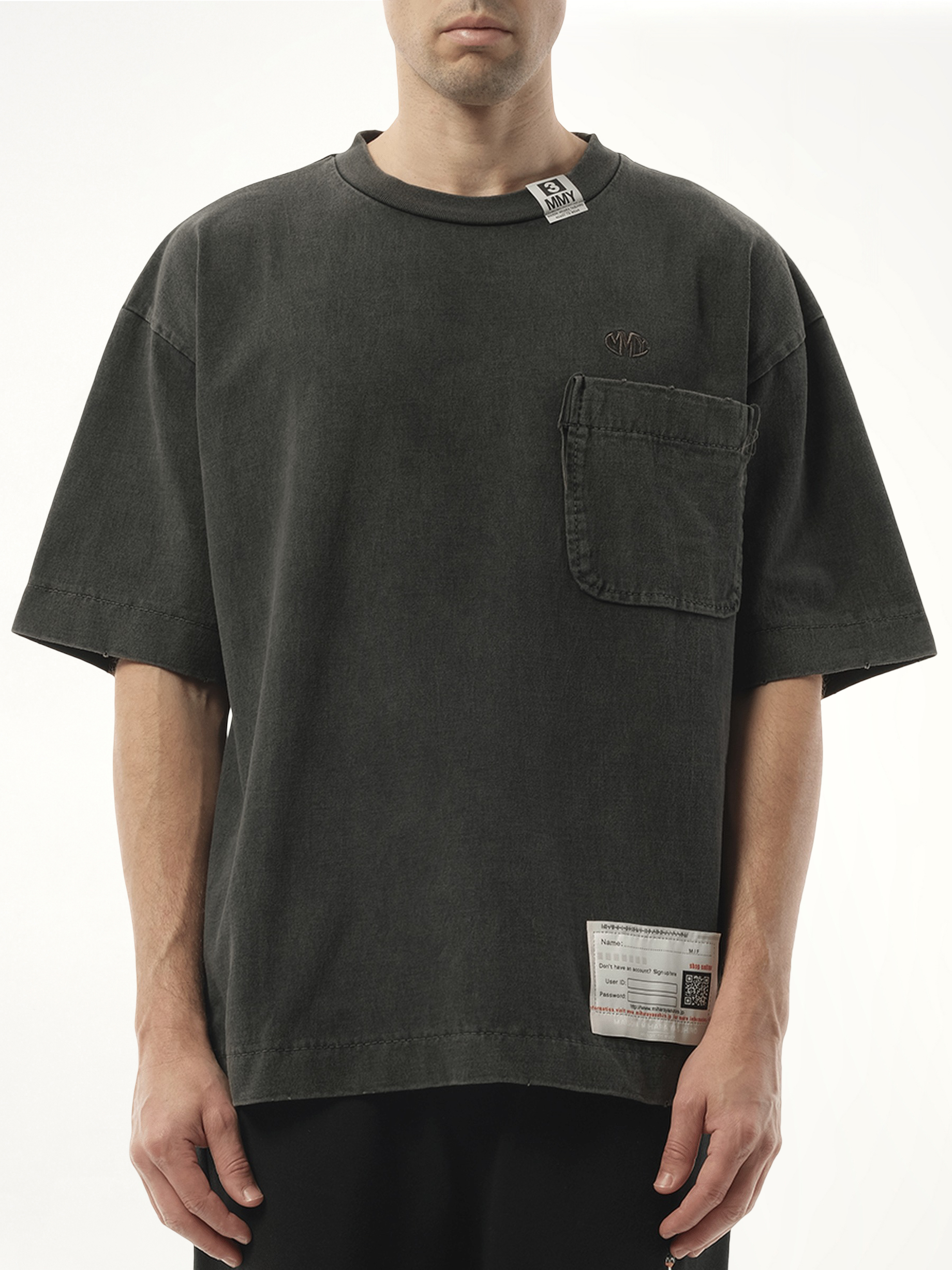 Amateur Sewn T-Shirt in Black