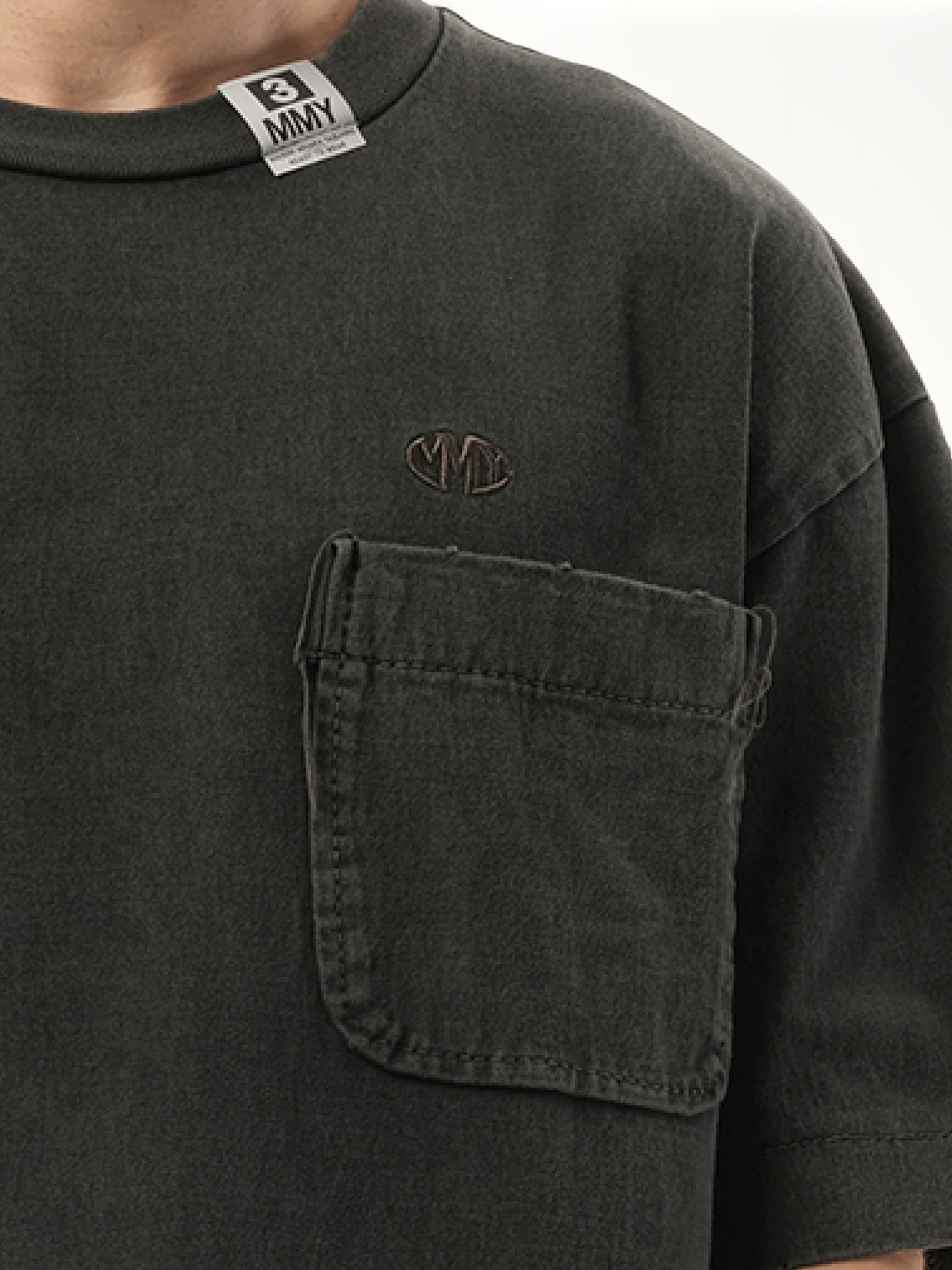 Amateur Sewn T-Shirt in Black