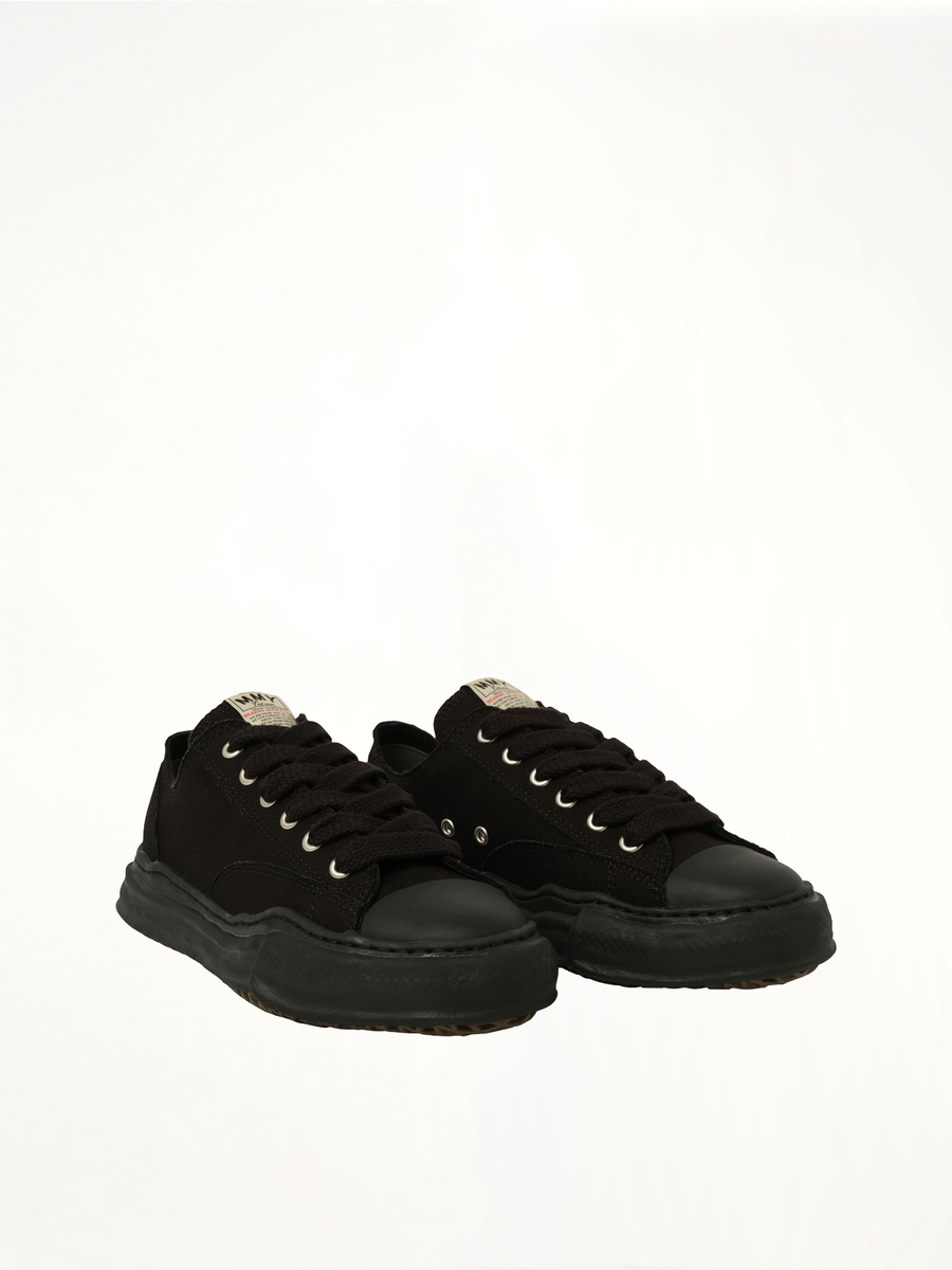 Peterson OG Sneaker in Black/Black Front View | MAISON MIHARA YASUHIRO
