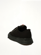 Peterson OG Sneaker in Black/Black Back View | MAISON MIHARA YASUHIRO