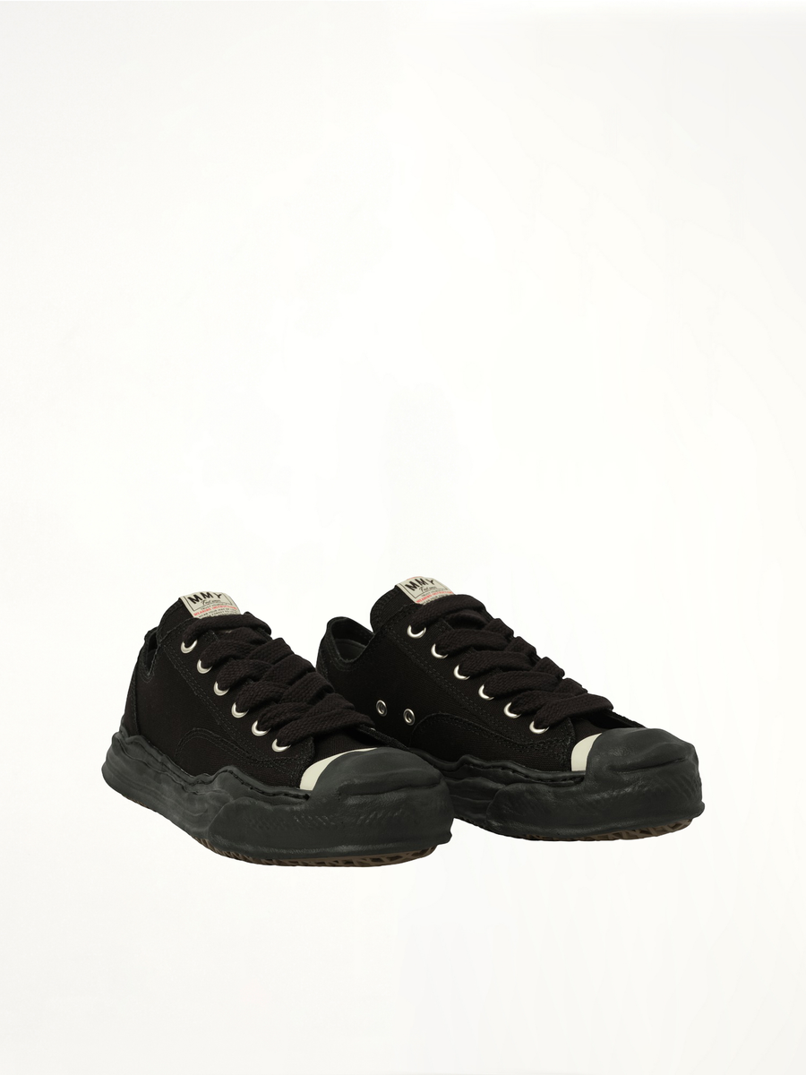 Hank OG Sneaker in Black/Black Front View | MAISON MIHARA YASUHIRO