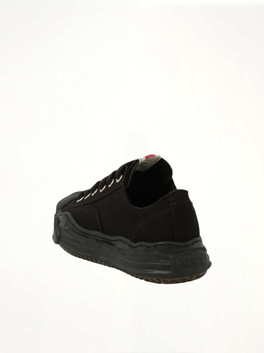 Hank OG Sneaker in Black/Black Back View | MAISON MIHARA YASUHIRO