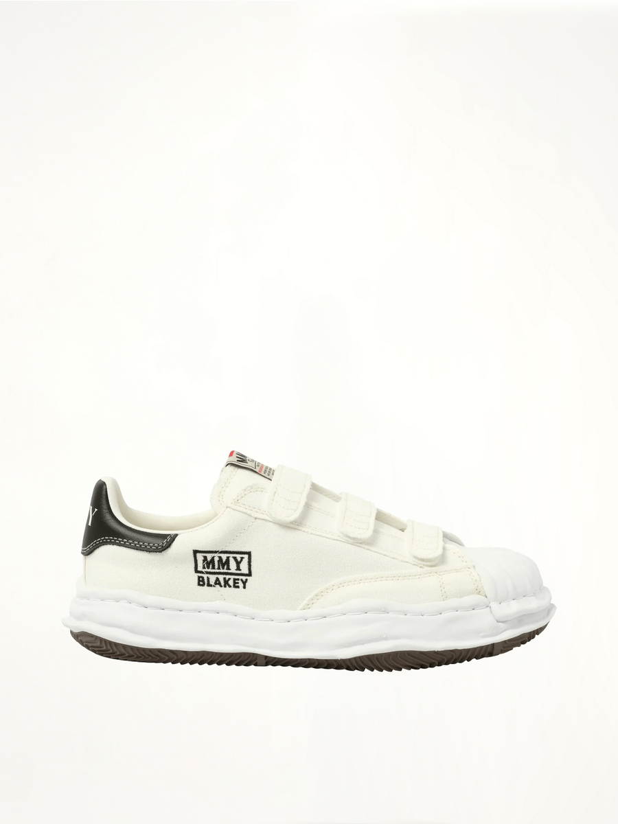 Blakey OG Velcro Sneaker in White Side View | MAISON MIHARA YASUHIRO