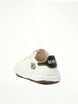 Blakey OG Velcro Sneaker in White Back View | MAISON MIHARA YASUHIRO