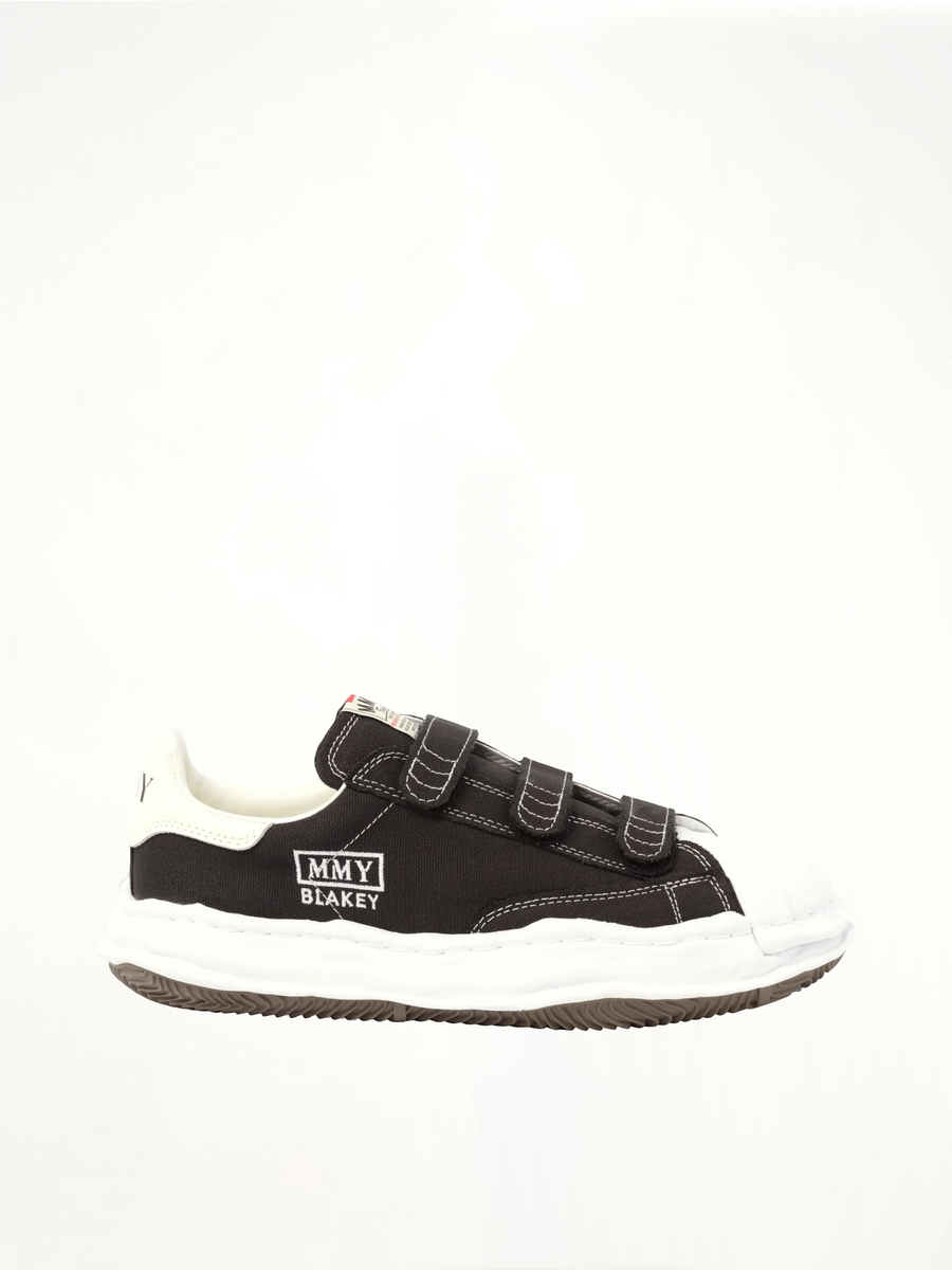 Blakey OG Velcro Sneaker in Black Side View | MAISON MIHARA YASUHIRO