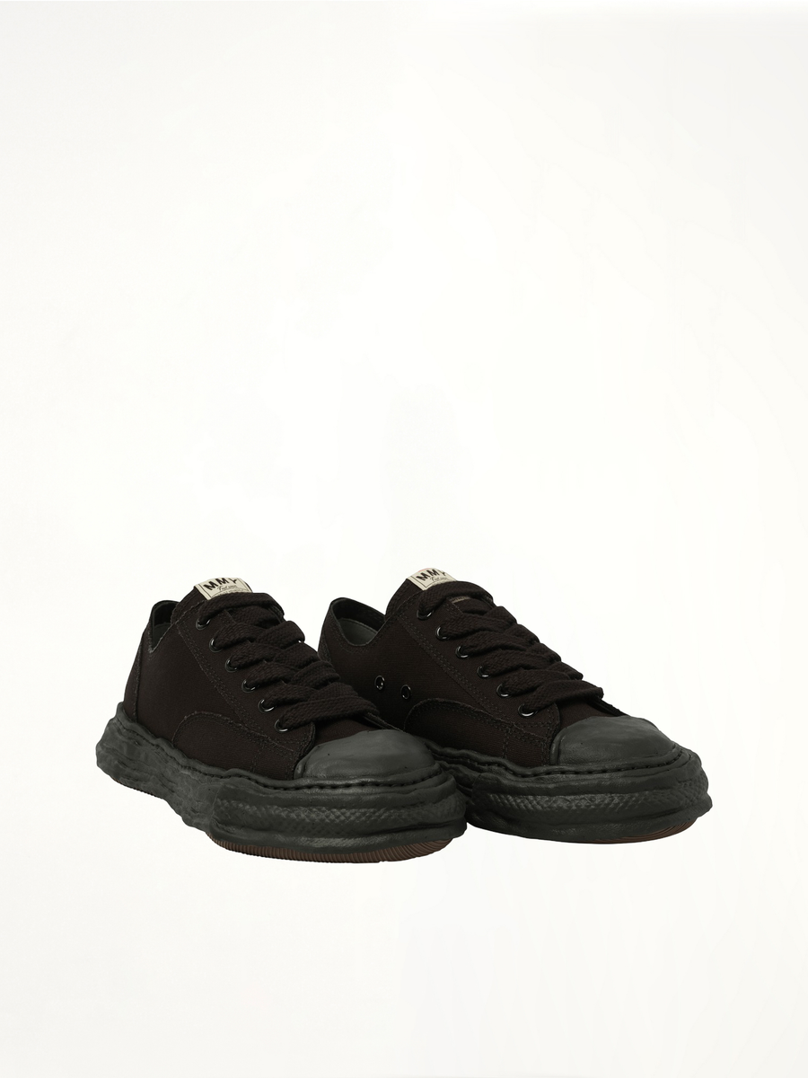 Peterson 23 OG Sneaker in Black/Black Front View | MAISON MIHARA YASUHIRO