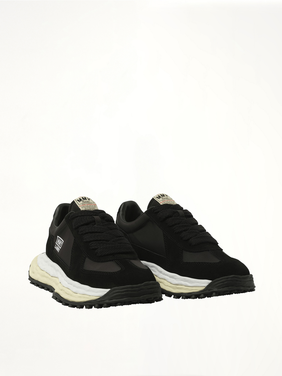 Larry OG Sneaker in Black Front View | MAISON MIHARA YASUHIRO