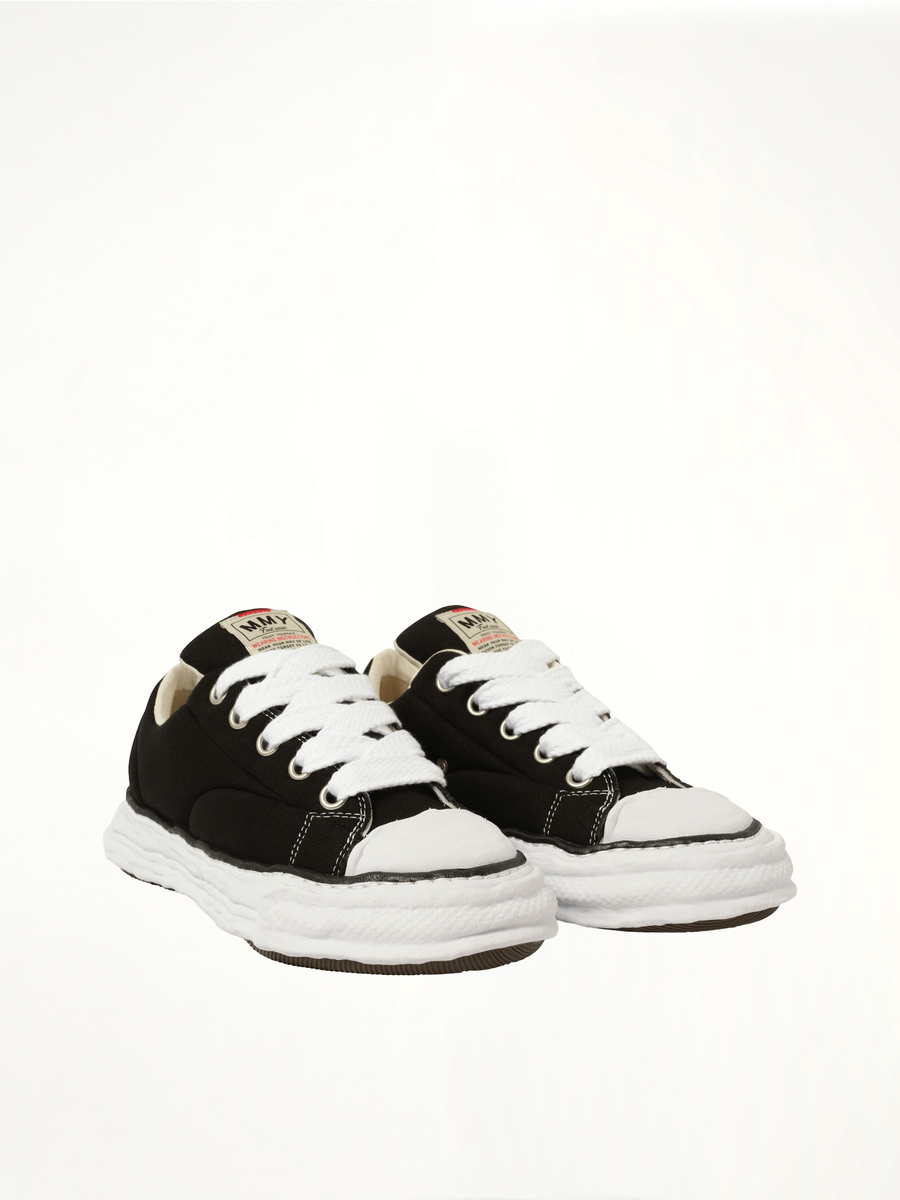 Peterson 23 OG Padded Sneaker in Black Front View | MAISON MIHARA YASUHIRO