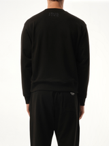 Kenzo Happy Tiger Embroidered Classic Sweatshirt in Black