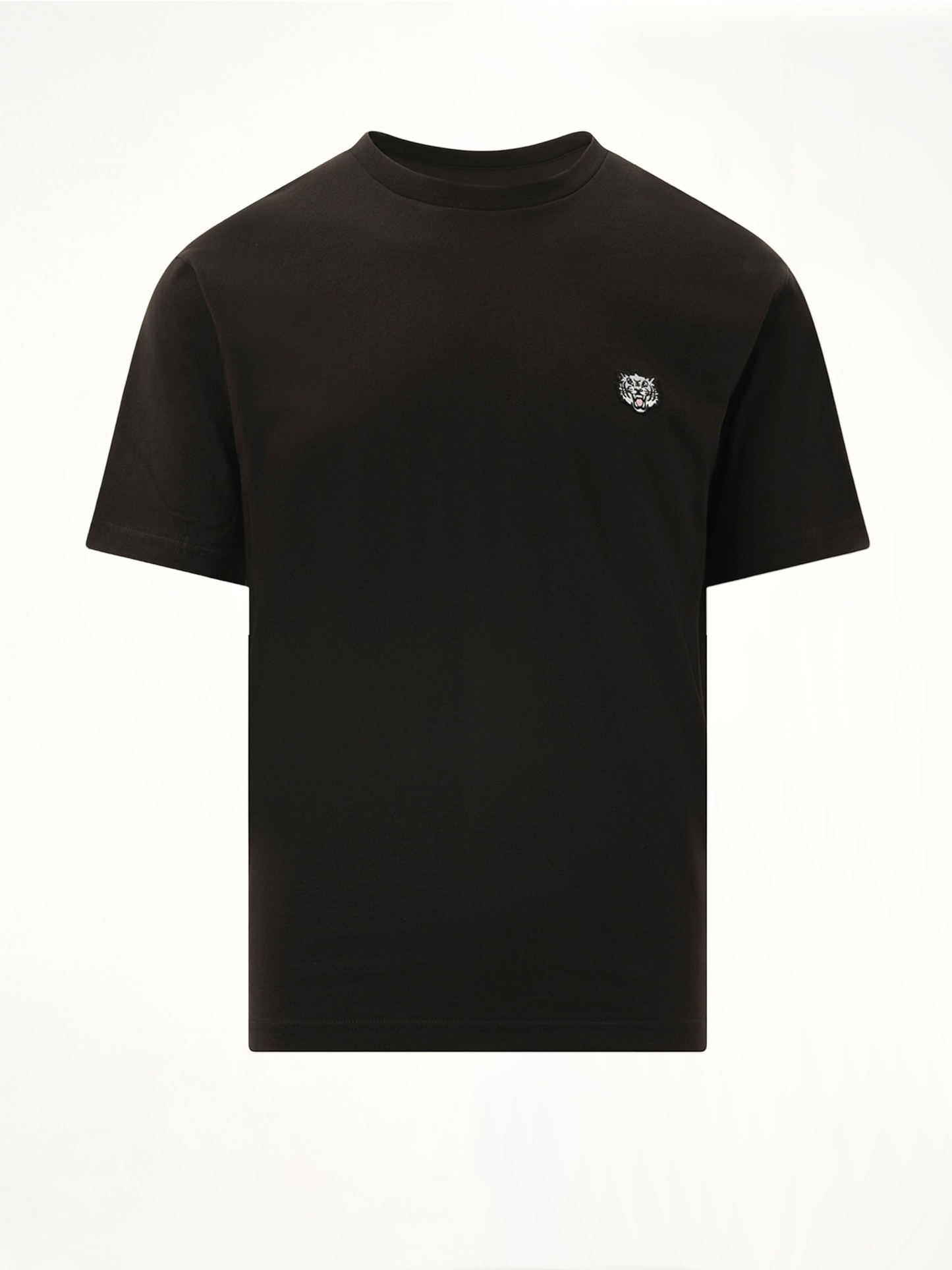 Gots Kenzo Happy Tiger Embroidered Classic T-Shirt in Black