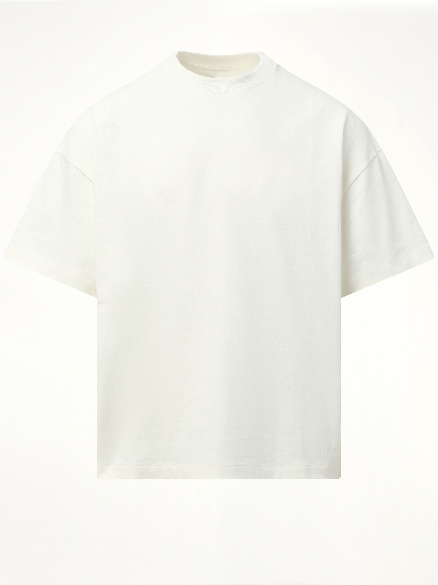 Tonal Jil Sander Logo T-Shirt in Porcelain