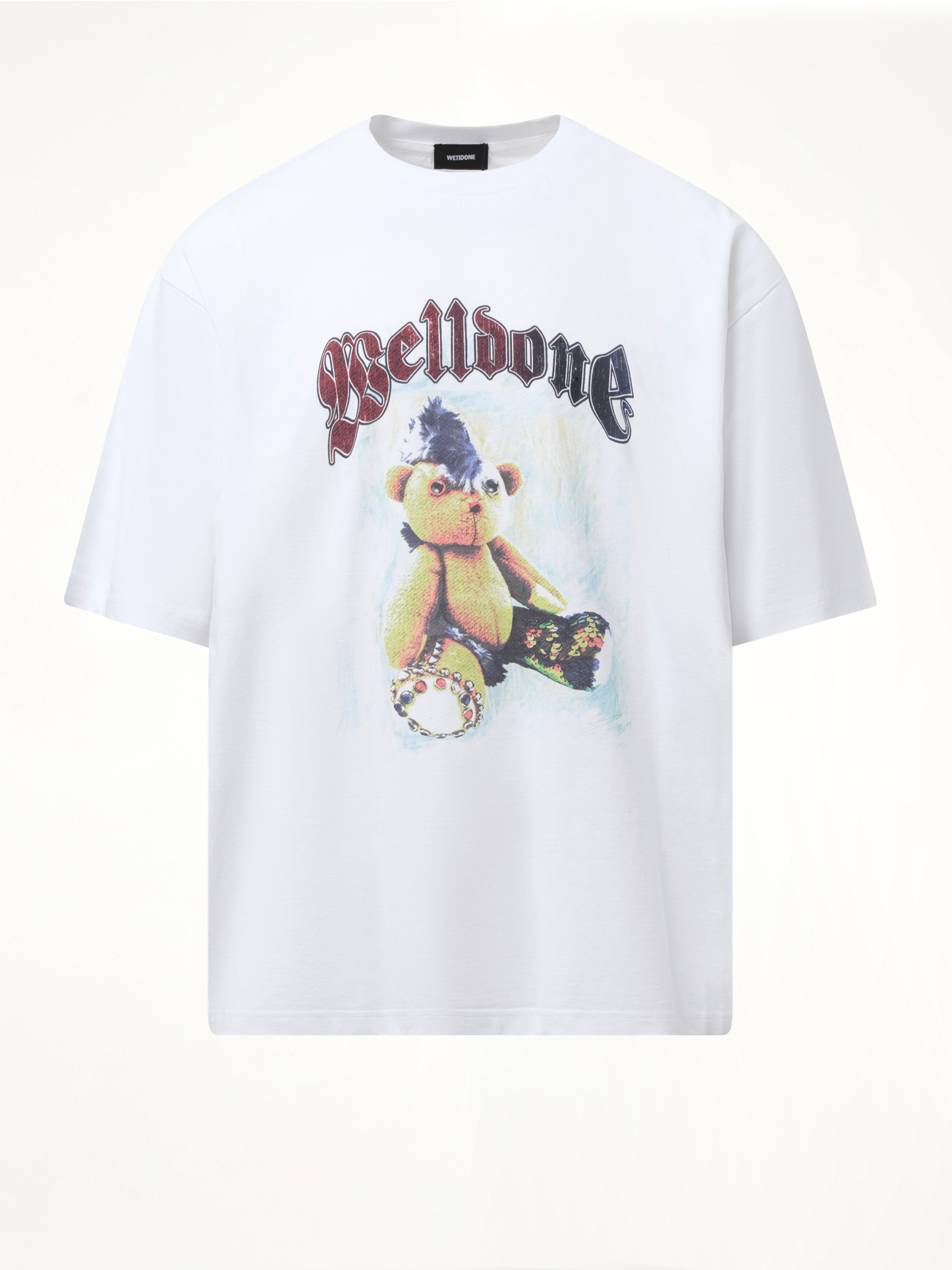 Punk Teddy T-Shirt in White