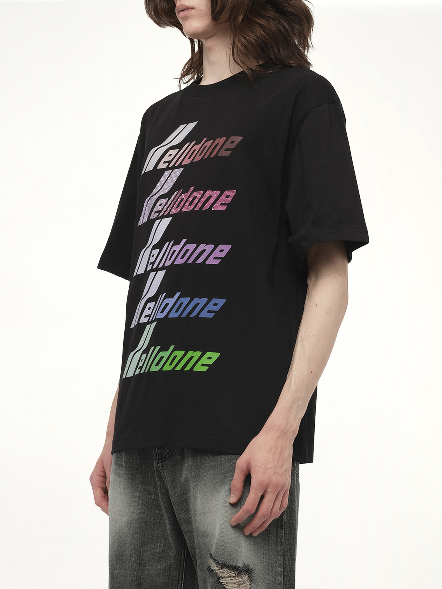 Multi-Logo T-Shirt in Black
